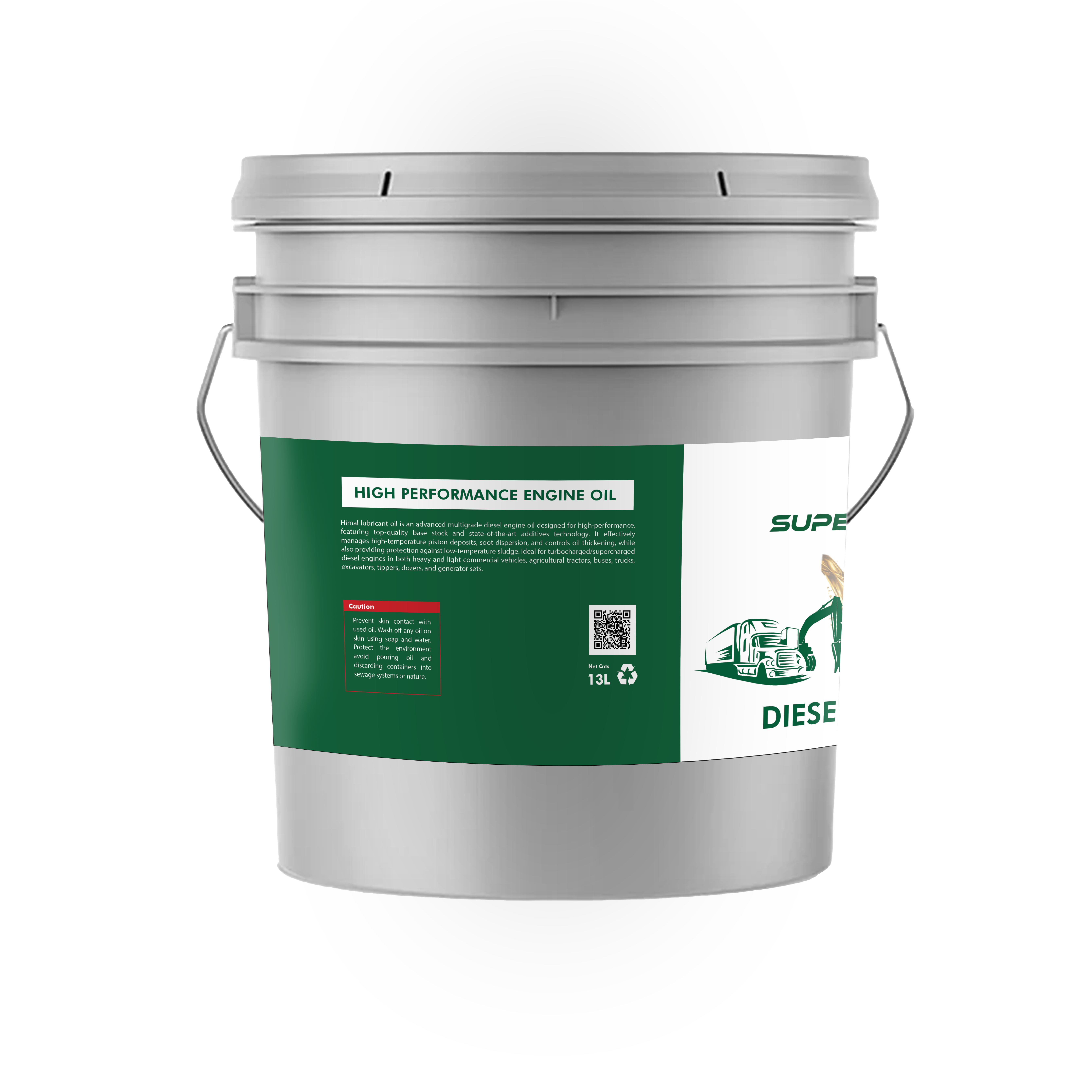 Himal 15W40 API CI-4 Diesel Engine Oil – 15 Liter Can